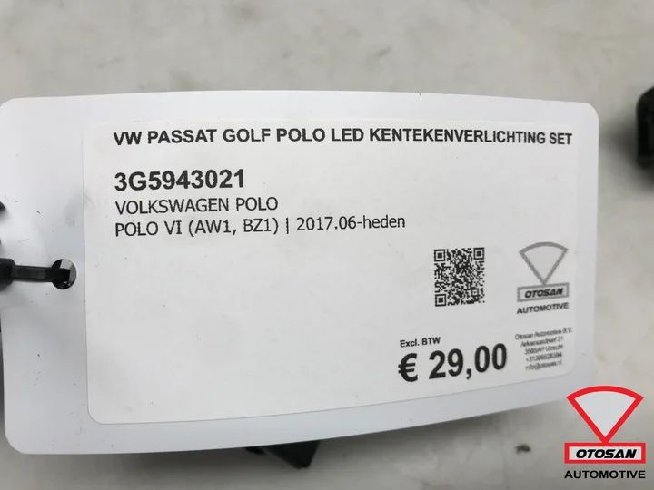 vw-passat-golf-polo-led-kentekenverlichting-set-3g5943021 — foto 3