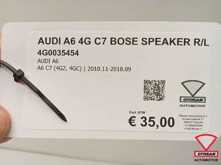audi-a6-4g-c7-bose-speaker-rechtslinks-4g0035454 — foto 3