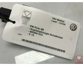 vw-polo-6r-koplamp-hoogteregeling-schakelaar-6r0941333 — foto 2