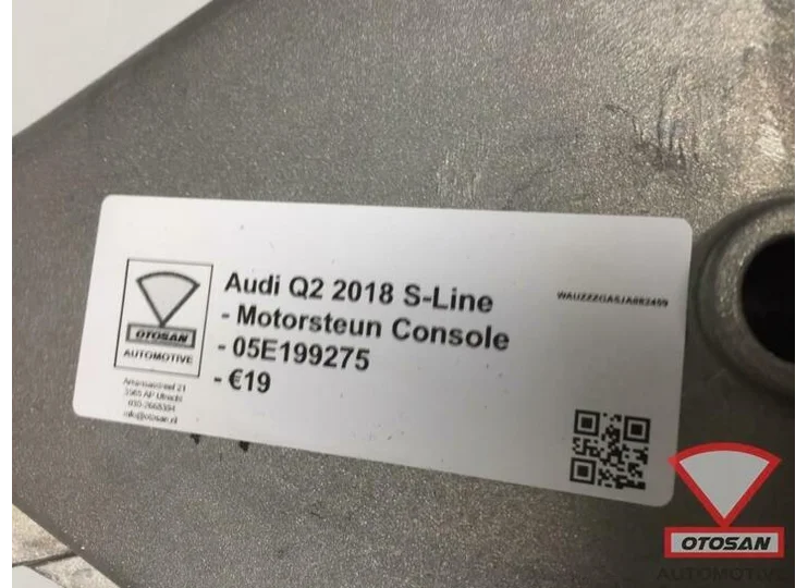 Audi Q2 2018 S-Line Motorsteun Console 05E199275