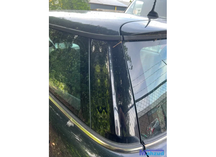 MINI R56 Zwart links achter C stijl afdekkap kap 2005-2014