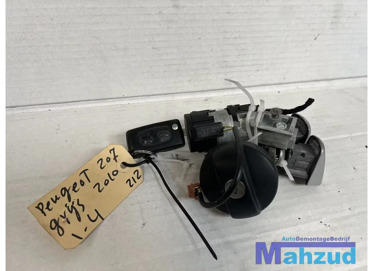 PEUGEOT 207 Contactslot set met sleutel 2006-2015
