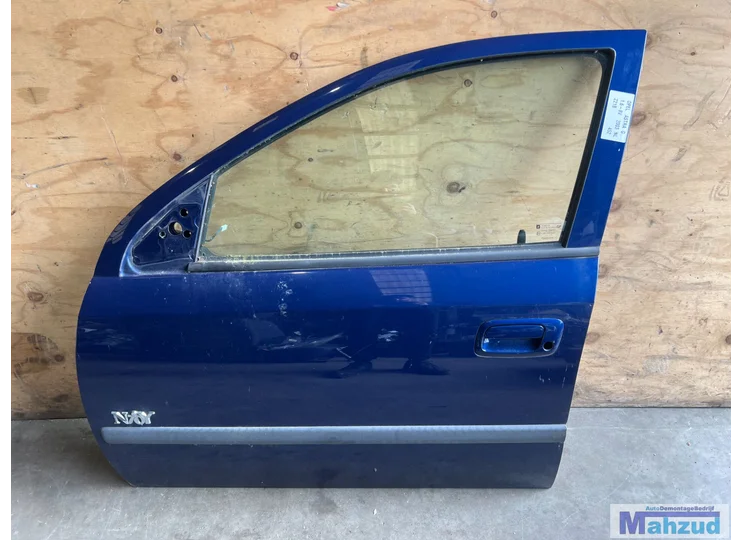 OPEL ASTRA G Blauw Z21B links voor deur portier 1997-2004