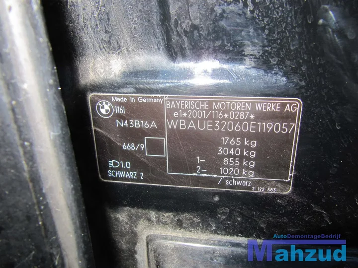 2007-bmw-1-serie-116i-16-e81-e87-demontage-sloop-155 — foto 10