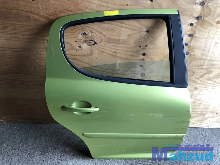peugeot-207-groen-kar-rechts-rechter-achter-deur-portier