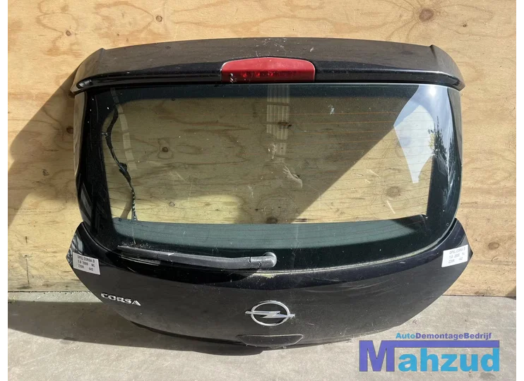 OPEL CORSA D Zwart Z20R achterklep (3deurs) 2005-2014