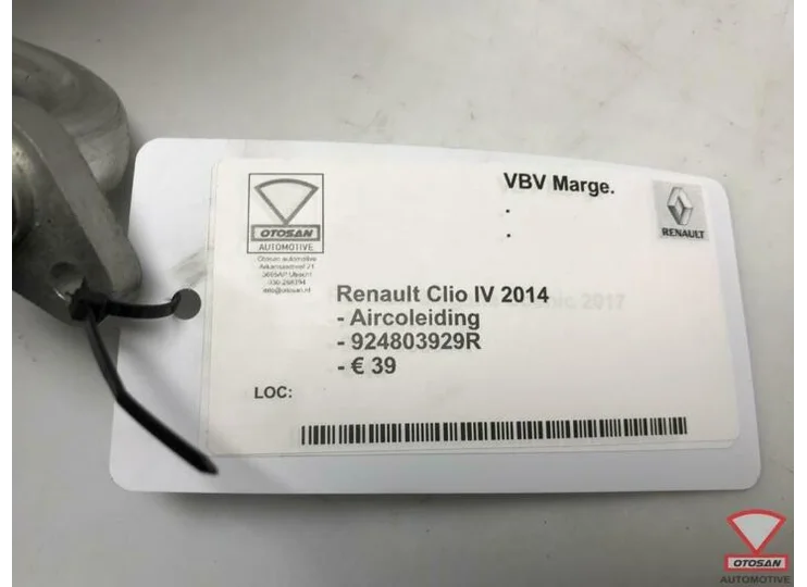 Renault Clio IV 2014 Aircoleiding 924803929R