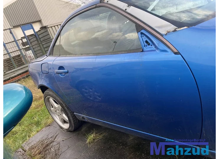 MERCEDES SLK R170 Blauw 372 rechts deur portier 1996-2004