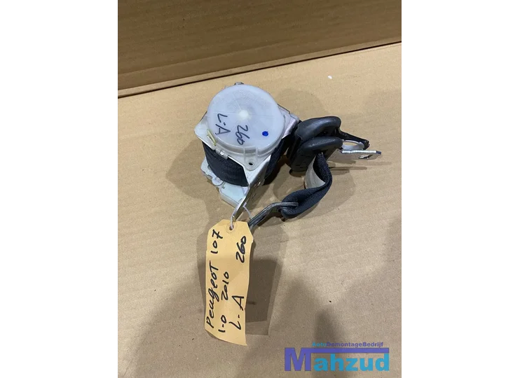 PEUGEOT 107 C1 AYGO links achter gordel 2005-2014