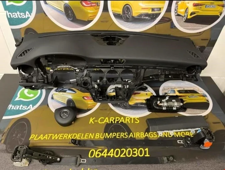 airbag-set-dashboard-groen-mercedes-a-klasse-w176 — foto 4