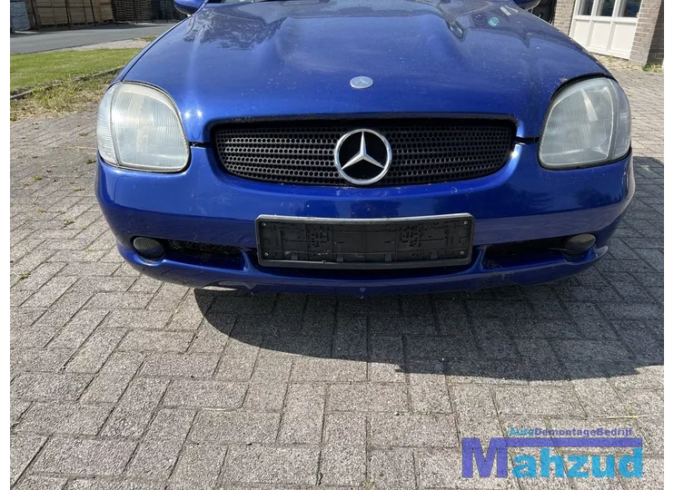 MERCEDES SLK R170 Blauw 352 AMG PAKKET BUMPER Zijskirt 