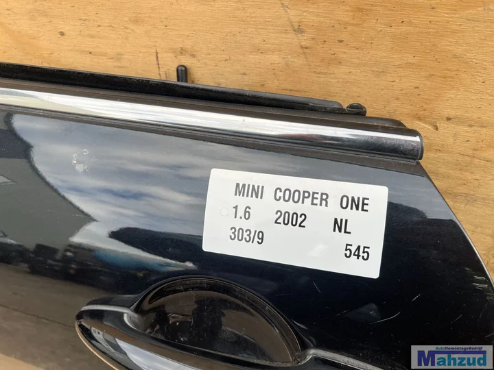 mini-cooper-one-r50-r53-zwart-3039-links-deur-20012006 — foto 2