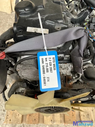 mercedes-vito-22-cdi-motorblok-motor-646381-646980 — foto 3