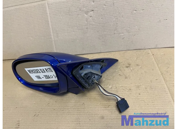 mercedes-slk-r170-blauw-links-spiegel-met-knipperlicht-19962004