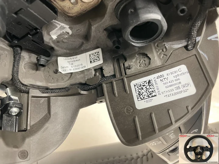 audi-a4-8w-stuur-verwarming-bruin-leer-4m0419091c — foto 11