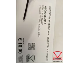 mercedes-diverse-kenteken-verlichting-led-a0009062903 — foto 2