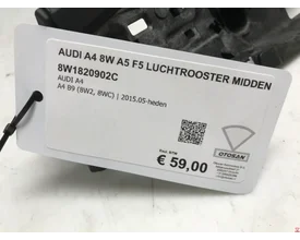 audi-a4-8w-a5-f5-luchtrooster-midden-dashboard-8w1820902c — foto 4