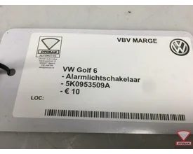 vw-golf-6-alarmlichtschakelaar-5k0953509a — foto 2