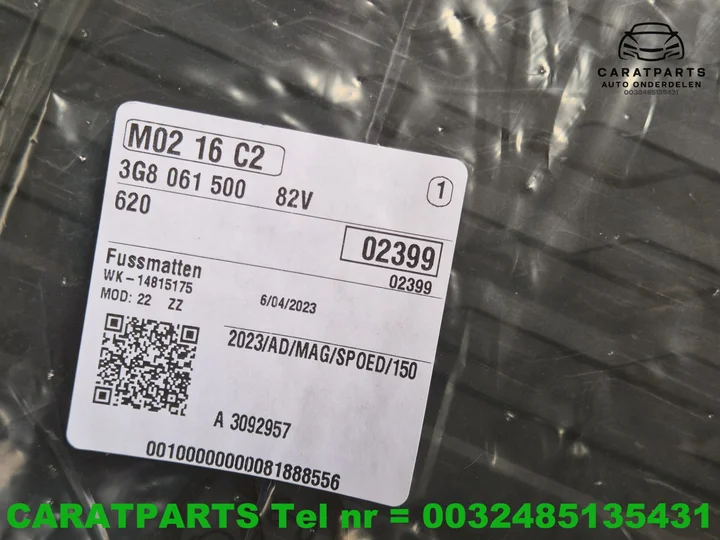 3g8061500-volkswagen-arteon-vloermatten-arteon-vloermatten — foto 5