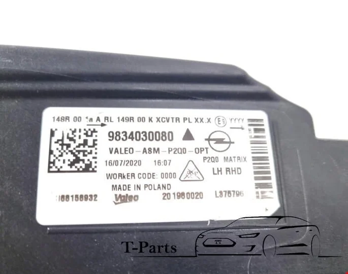 ope-mokka-b-koplamp-links-led-9834030080-matrix — foto 2