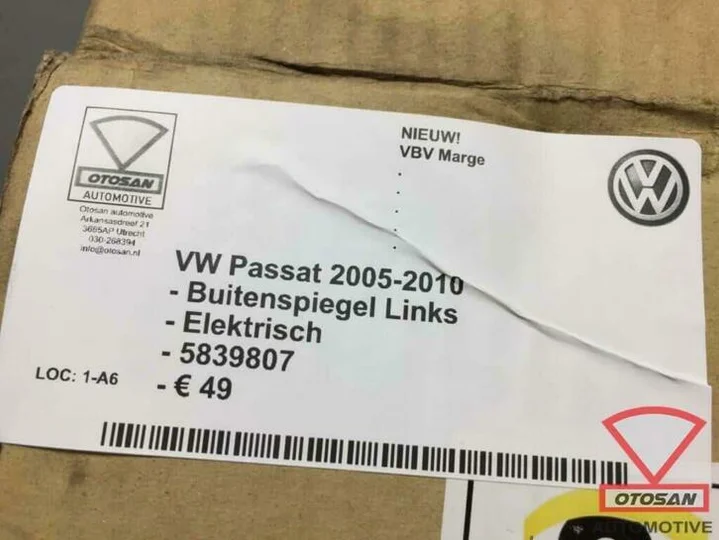 vw-passat-2005-2010-buitenspiegel-spiegel-links-elekt.-nieuw — foto 4