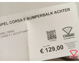opel-corsa-f-2019-bumperbalk-balk-achter-origineel — foto 4