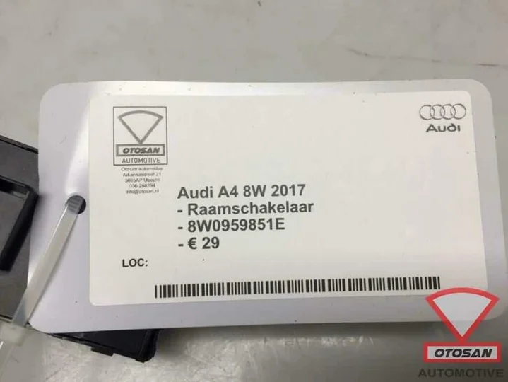 audi-a4-8w-a5-f5-vag-raamschakelaar-links-voor-8w0959851e — foto 2