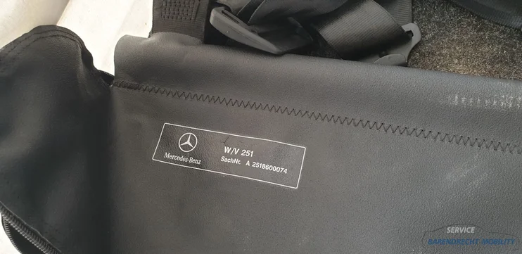 bagageafdekhoes-w251-hoedenplank-rklasse-mercedes-2518600074-origineel-gebruikt-2006-2012 — foto 7