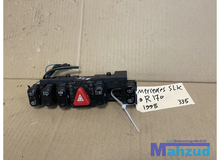 MERCEDES SLK R170 Alarm schakelaar stoelverwarming asr