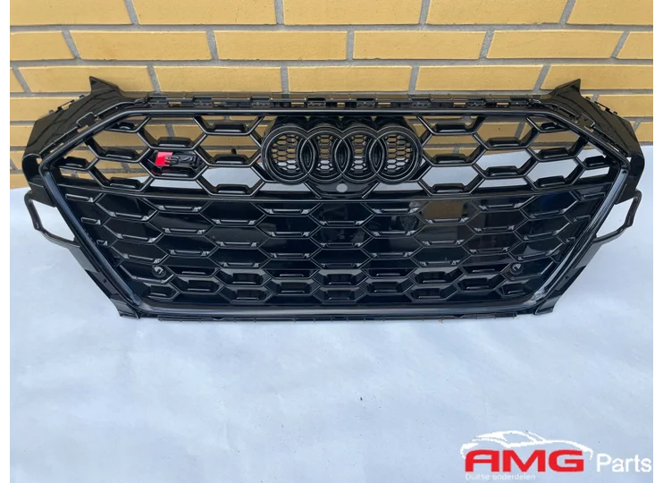 Audi A4 S4 B9 8W Zwart Grill Logo ORIGINEEL 8W0853651 DM
