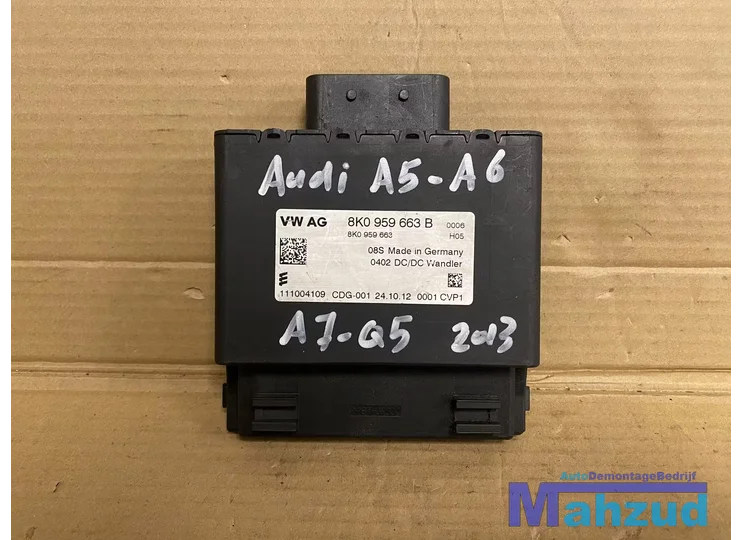 AUDI A4 A5 Q5 A6 A7 Spanningsregelaar 2010-2016 8K0959663B