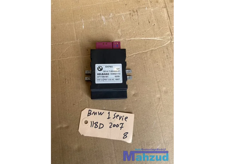 BMW 1 SERIE E87 118D Brandstofdruk regelaar module 1614718042601