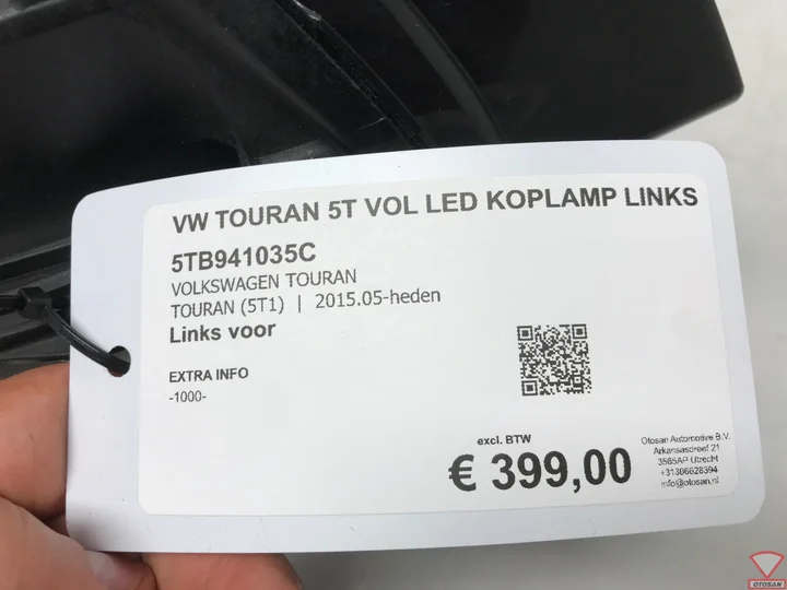 vw-touran-5t-5ta-2016+-vol-led-koplamp-links-5tb941035c — foto 4
