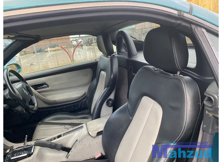 MERCEDES SLK R170 Zwart creme interieur leer stoel 1996-2004