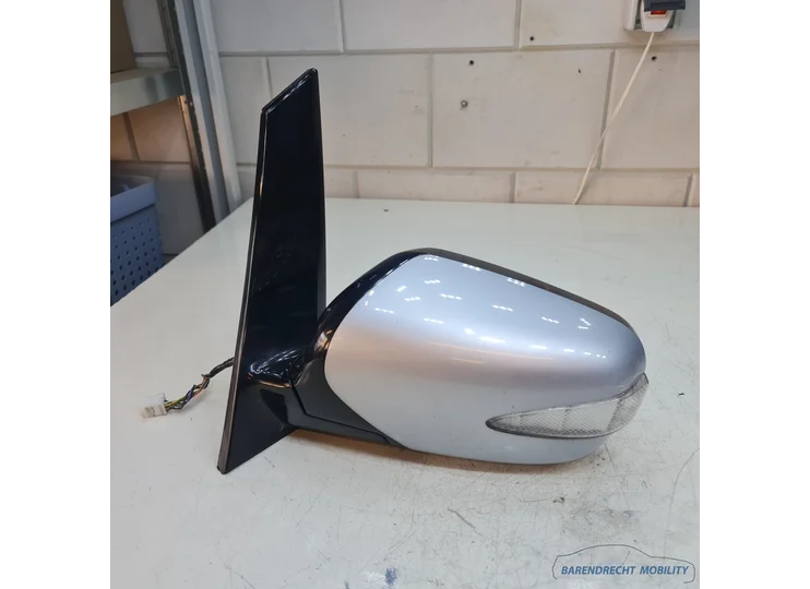 mitsubishi-grandis-9pins-buitenspiegel-links-bestuuderskant-zilver-origineel-nette-staat-gebruikt-buiten-spiegel-led-knipperlicht-2003-2004-2005-2006-2007-2008-2009-barendrecht-mobility-service