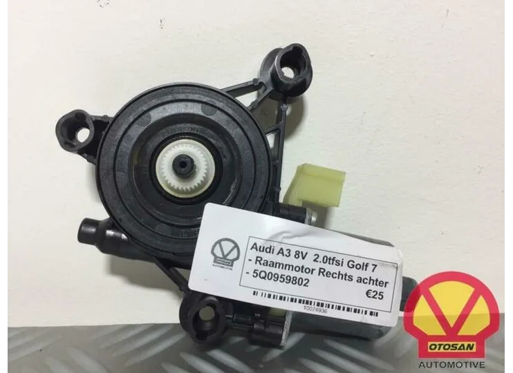 audi a3 8v facelift raammotor rechts achter 5q0959802