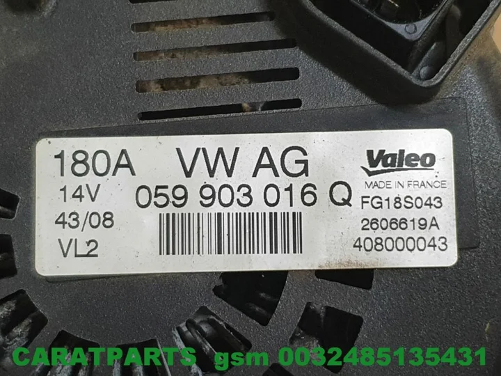 059903016q-cayenne-dynamo-a7-alternator-touareg-a4-a5-a6- — foto 8