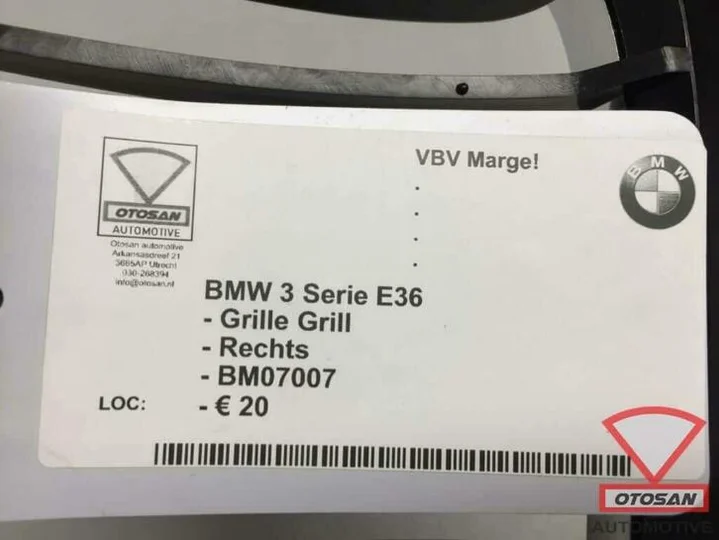bmw-3-serie-e36-grille-grill-links-nieuw!-bm07007 — foto 2