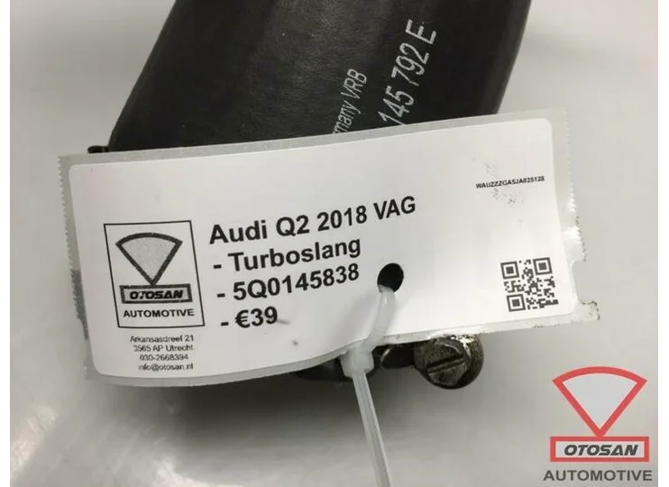 Audi Q2 2018 VAG Turboslang Turbo Slang 5Q0145838