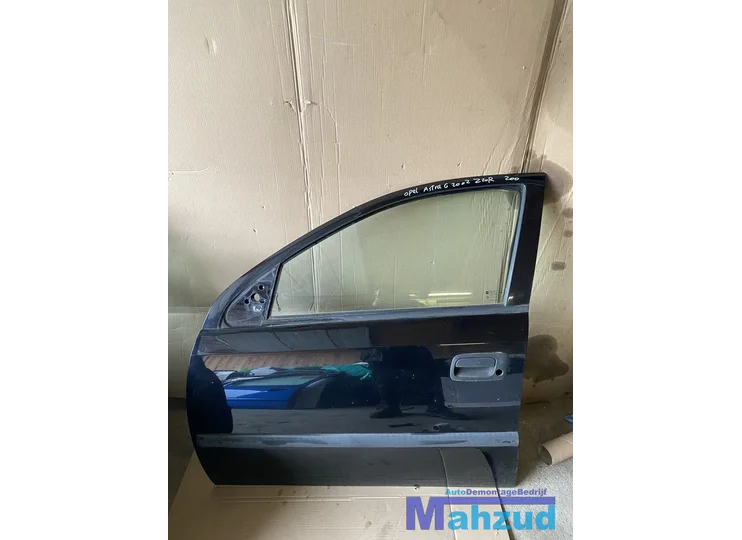 Opel Astra G zwart Z20R links voor deur portier