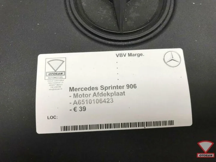 mercedes-sprinter-906-motor-afdekplaat-a6510106423 — foto 2
