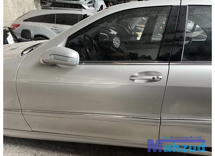 MERCEDES S W220 Zilver 744 links voor deur 1998-2005