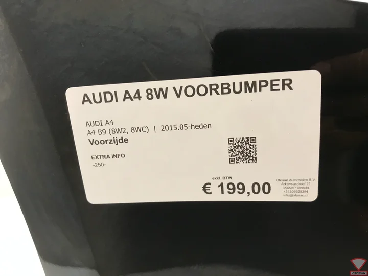 audi-a4-8w-voorbumper-bumper-4xpdc-zwart-metallic-origineel! — foto 4