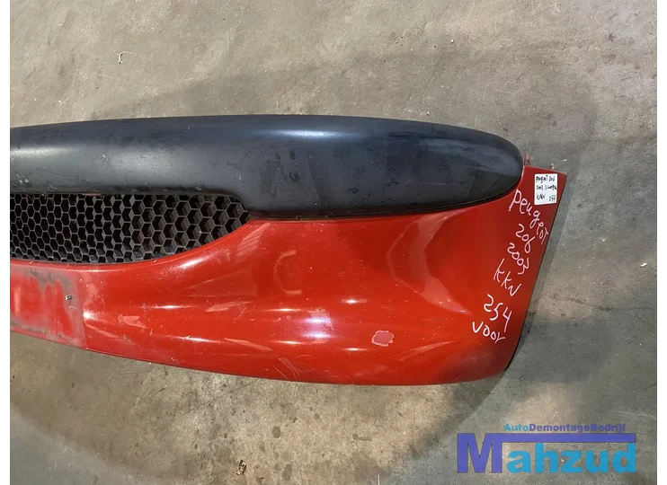 peugeot-206-rood-kkn-voorbumper