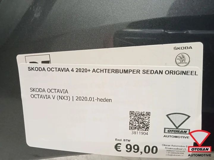 skoda-octavia-4-2020-achterbumper-sedan-origineel — foto 4