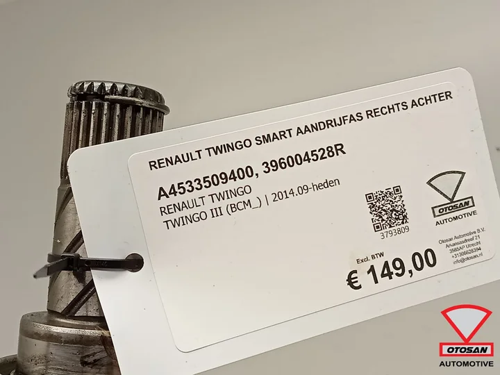 renault-twingo-smart-aandrijfas-rechts-achter-396004528r-a4533509400 — foto 4