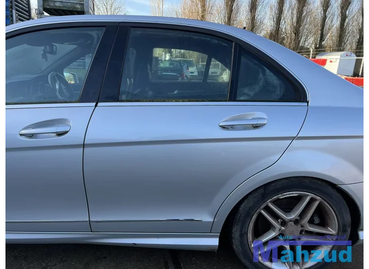 MERCEDES C KLASSE W204 zilver 775 Links achter deur 2007-2013