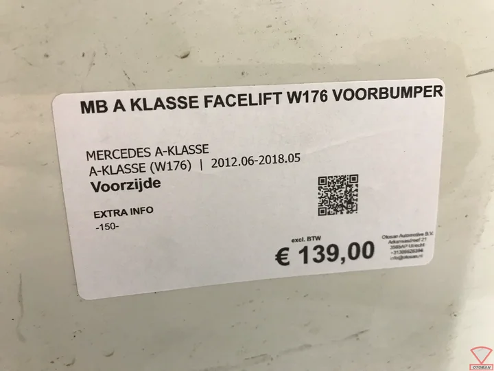 mercedes-a-klasse-facelift-w176-voorbumper-bumper-origineel! — foto 4