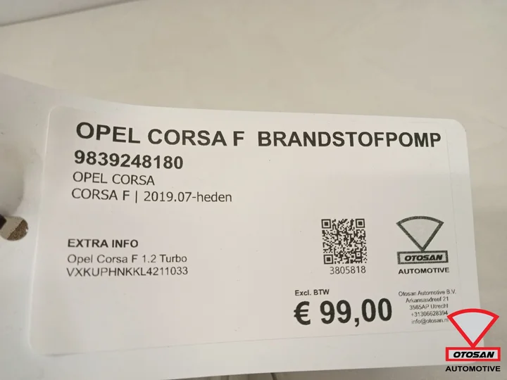 opel-corsa-f-peugeot-208-brandstofpomp-vlotter-9839248180 — foto 4