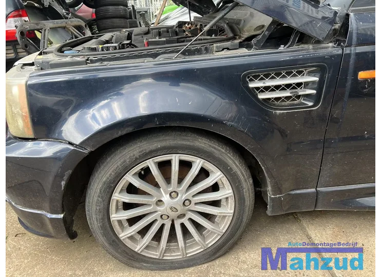 RANGE ROVER SPORT L320 blauw links voorscherm 2005-2012